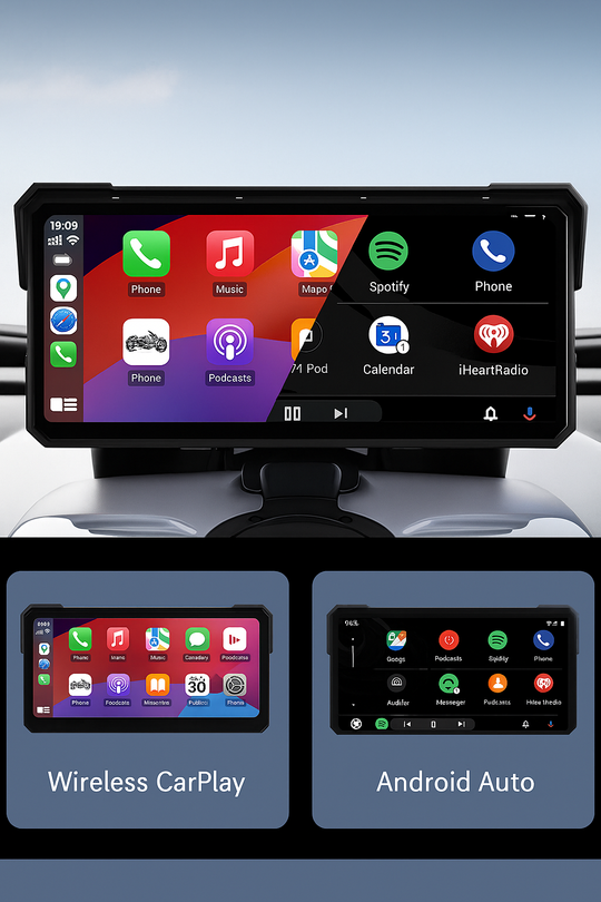 Motorcycle 8" Android Auto & CarPlay Display