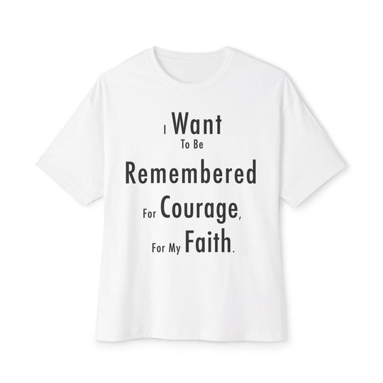 Charlie Kirk Quote Unisex Oversized Boxy Tee