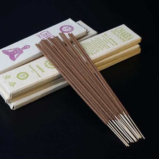 Nepalese Chakra Harmony: 7 Chakra Incense Sticks Set - VAZIRION